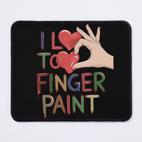 Item preview, I Love To Finger Paint – Funny Creative Couples Design designed and sold by SkymarArt.