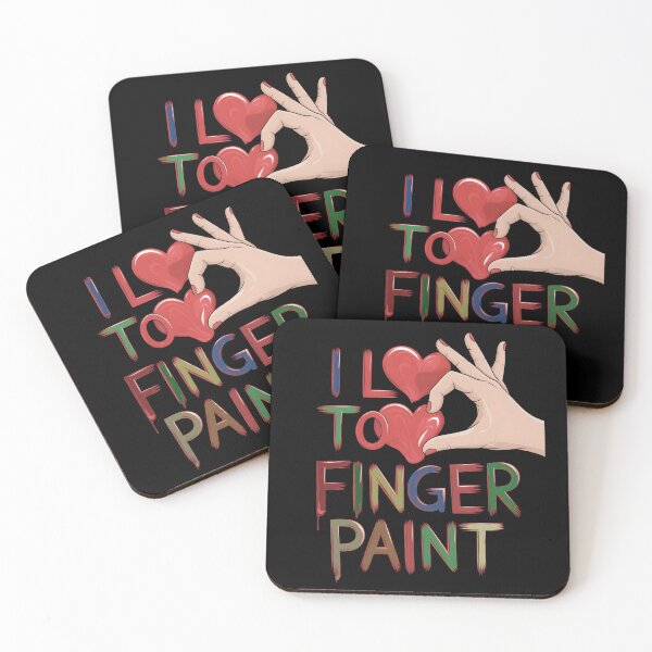 Item preview, I Love To Finger Paint – Funny Creative Couples Design designed and sold by SkymarArt.
