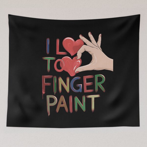 Item preview, I Love To Finger Paint – Funny Creative Couples Design designed and sold by SkymarArt.