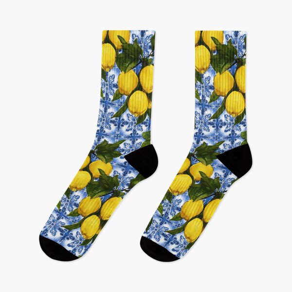Item preview, Lemon Azulejos Tiles designed and sold by elenabdesigns.