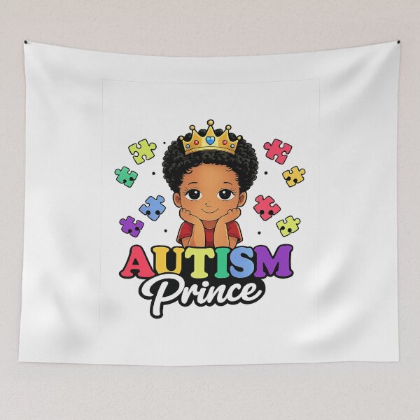Item preview, Autism Prince – Cute Autism Awareness Boy Design designed and sold by ZentifyPrints.