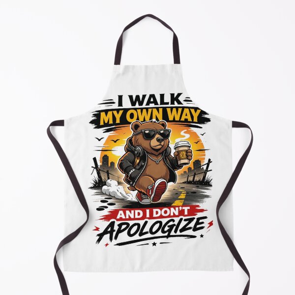 Item preview, Bear I Walk My Own Way – Strong Independent Streetwear Design designed and sold by ColorFlick.