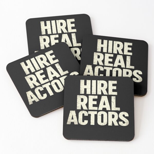 Item preview, Hire Real Actors Funny Theater Quote Shirt, Dark Humor Drama Club Tee, Acting Life Joke, Thespian Meme Gift, Stage Performer Shirt designed and sold by BuzzifyStore.
