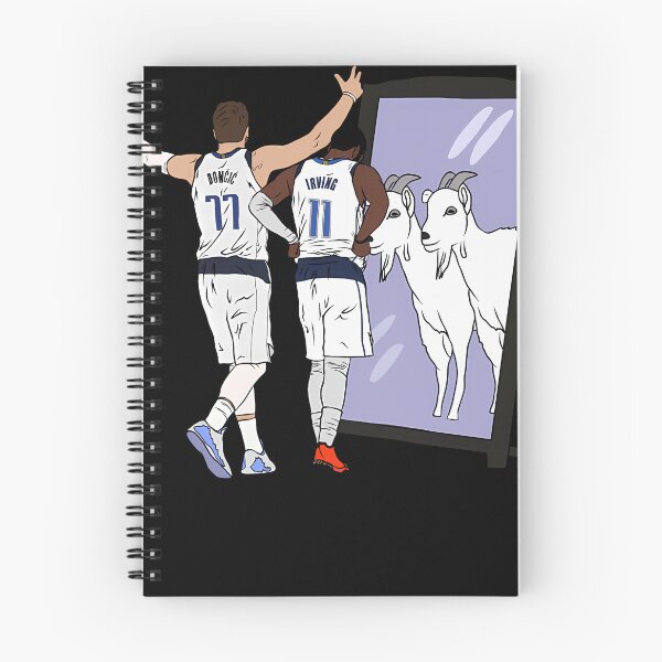 Item preview, Luka Doncic and Kyrie Irving Mirror GOATs  designed and sold by GeekBR.