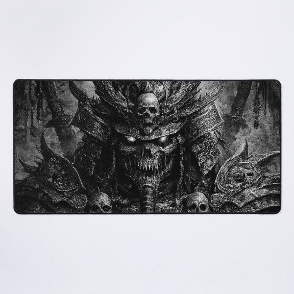 Item preview, Gothic Dark Samurai Skull Warrior designed and sold by Vhurkys.