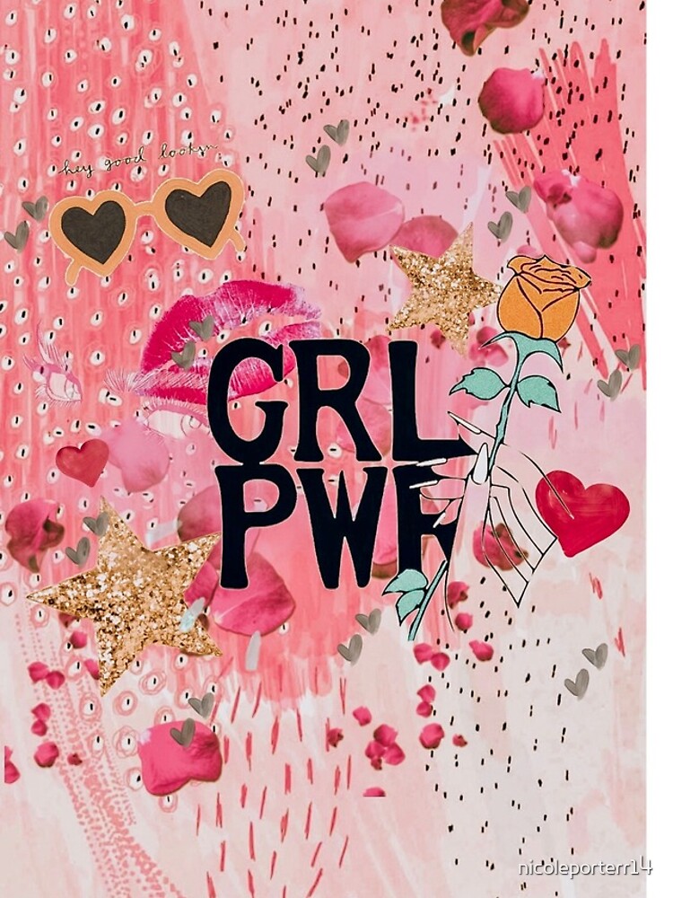 “GRL PWR Collage Art” iPhone Case for Sale by nicoleporterr14 | Redbubble