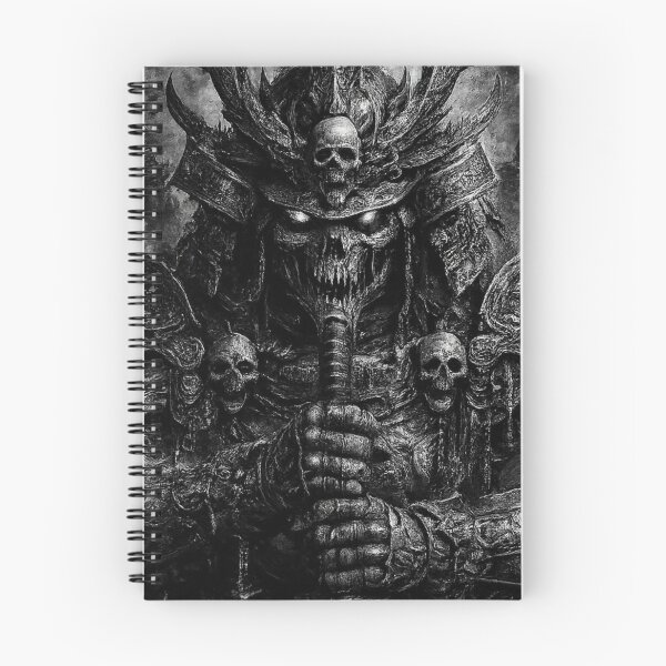 Item preview, Gothic Dark Samurai Skull Warrior designed and sold by Vhurkys.