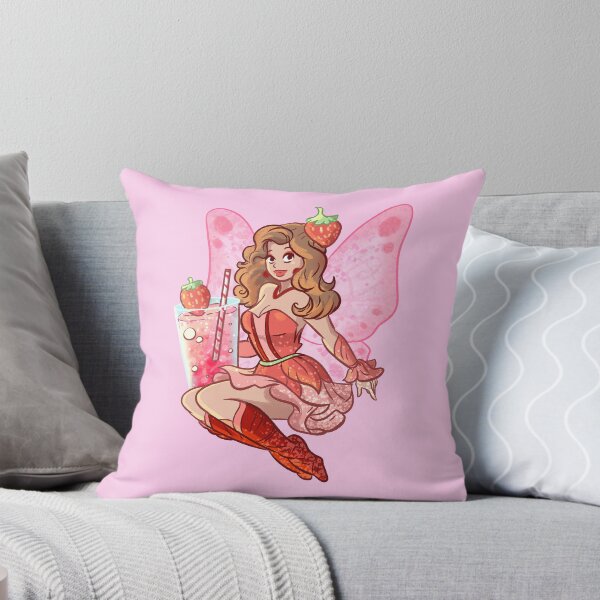 Item preview, Sweet Strawberry Fairy With Summer Drink designed and sold by TeamLouOfficial.