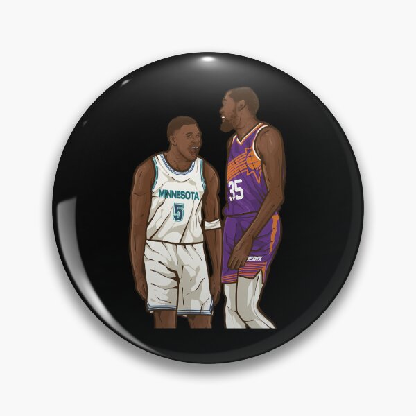 Item preview, Anthony Edwards Taunts Kevin Durant Cartoon  designed and sold by GeekBR.
