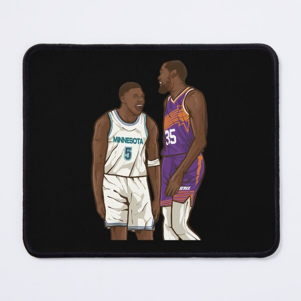 Item preview, Anthony Edwards Taunts Kevin Durant Cartoon  designed and sold by GeekBR.