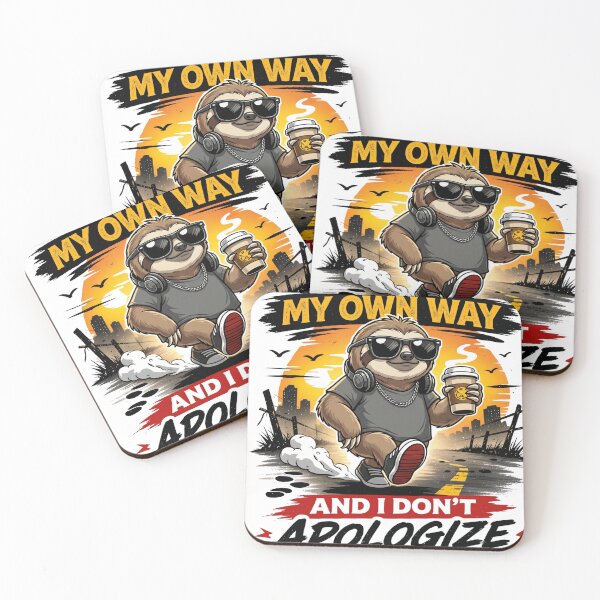 Item preview, Sloth I Walk My Own Way – Funny Chill Sloth Streetwear Design designed and sold by ColorFlick.