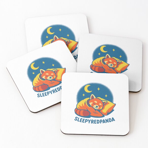 Item preview, Sleepy Red Panda: Kawaii Bedtime Illustration | Cute Sleeping Animal designed and sold by HBDStudio.
