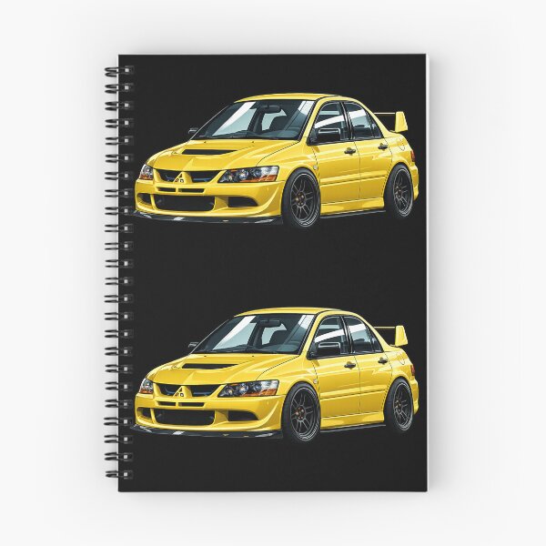 Item preview, LIGHTNING YELLOW EVO 8 ILLUSTRATION designed and sold by TheMitsuGuy.