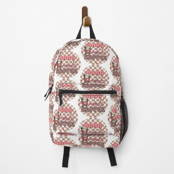 Item preview, Mama Needs Coffee Retro Checkered Pattern Graphic. designed and sold by Lulunza.