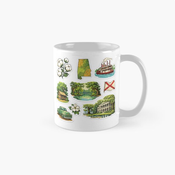 Item preview, Alabama Travel – Southern State Icons designed and sold by GamerGearTees.