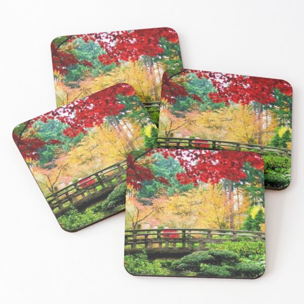Item preview, Autumn Zen: Japanese Garden Bridge designed and sold by GUINewAlex.