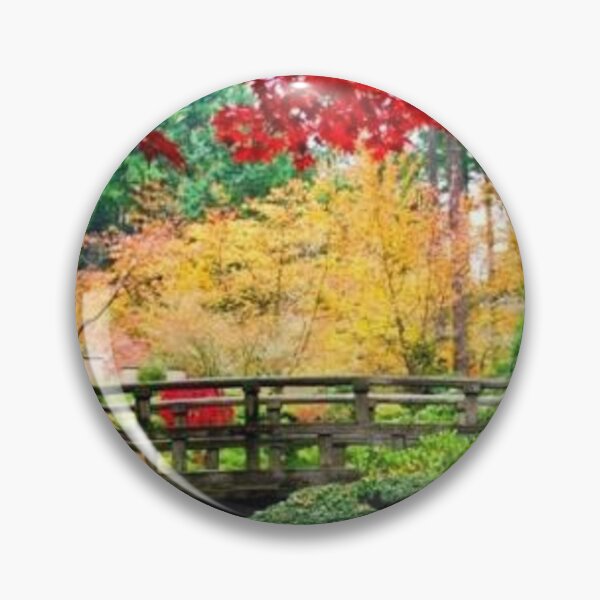 Item preview, Autumn Zen: Japanese Garden Bridge designed and sold by GUINewAlex.
