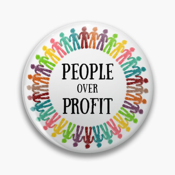 Item preview, People over Profit Design designed and sold by CarefulCreation.