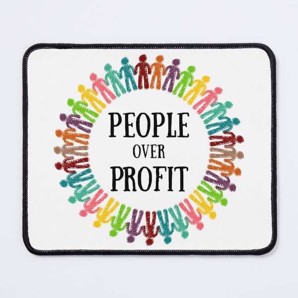 Item preview, People over Profit Design designed and sold by CarefulCreation.
