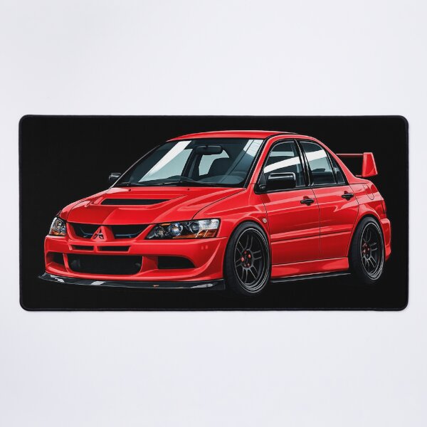 Item preview, RALLY RED EVO 8 ILLUSTRATION designed and sold by TheMitsuGuy.