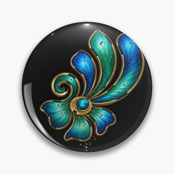 Item preview, Luxury Peacock Feather Design – Teal Blue & Gold Indian Style, Elegant Ethnic Art designed and sold by DesiArtCreator.