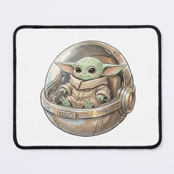 Item preview, BABY YODA MINI SPACESHIP CUTE GROGU designed and sold by LIS AND MELIVERSO.