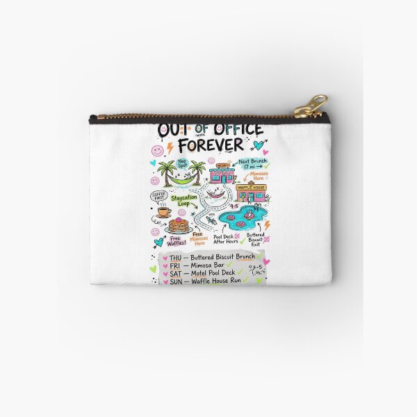 Item preview, Out Of Office Forever Staycation Doodle Map designed and sold by REAL IRISH GIFTS.