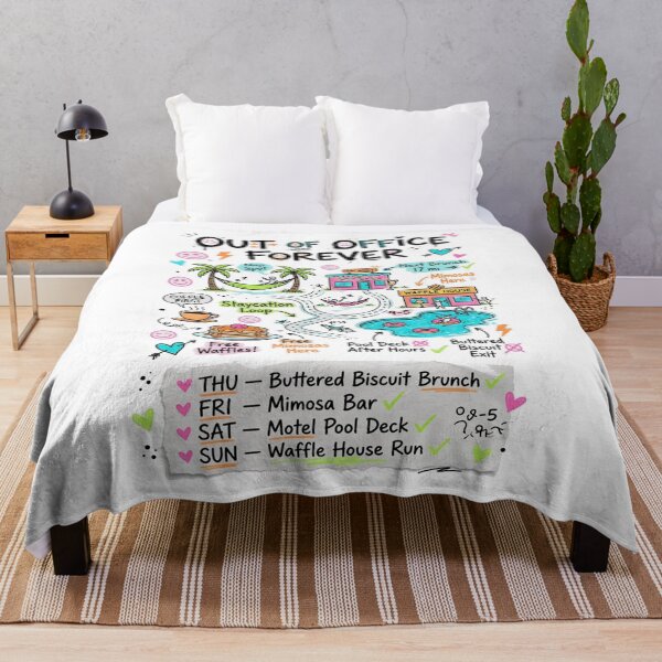 Item preview, Out Of Office Forever Staycation Doodle Map designed and sold by REAL IRISH GIFTS.