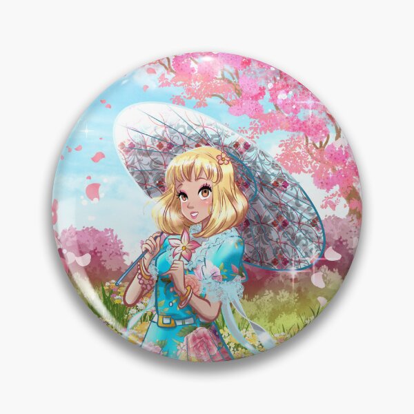 Item preview, Elegant Anime Girl in Cherry Blossom Garden designed and sold by TeamLouOfficial.