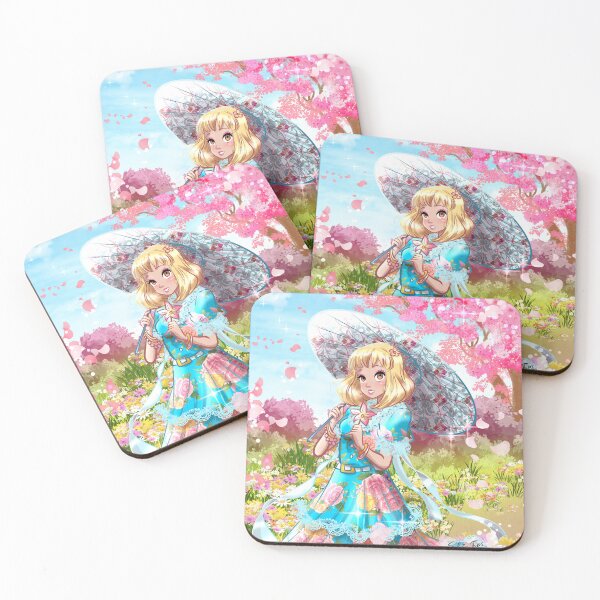 Item preview, Elegant Anime Girl in Cherry Blossom Garden designed and sold by TeamLouOfficial.