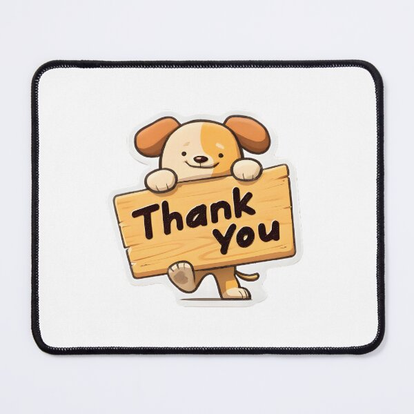Item preview, Thank You Pup designed and sold by Retro Whimsy.