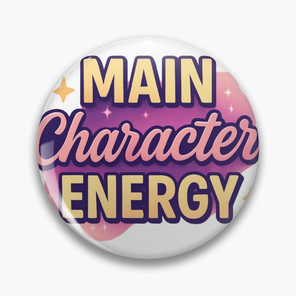 Item preview, Main Character Energy – Trendy Aesthetic Sticker designed and sold by DzA-stickers.
