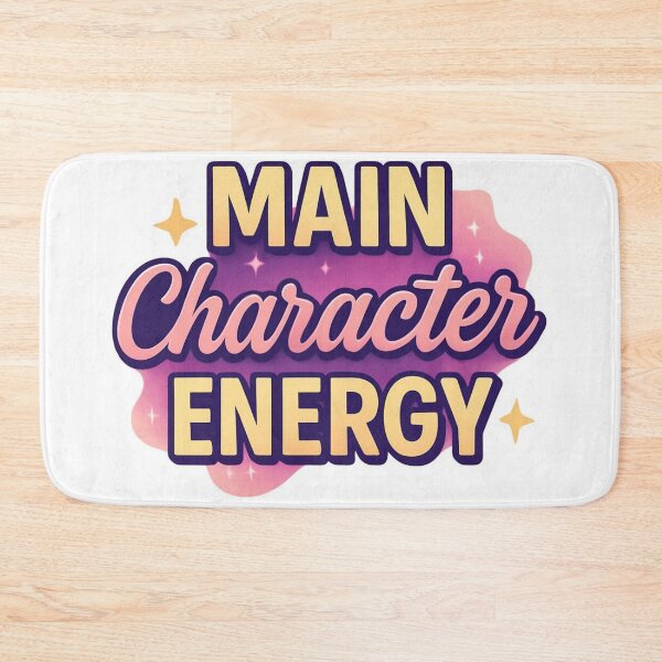 Item preview, Main Character Energy – Trendy Aesthetic Sticker designed and sold by DzA-stickers.
