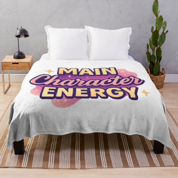 Item preview, Main Character Energy – Trendy Aesthetic Sticker designed and sold by DzA-stickers.