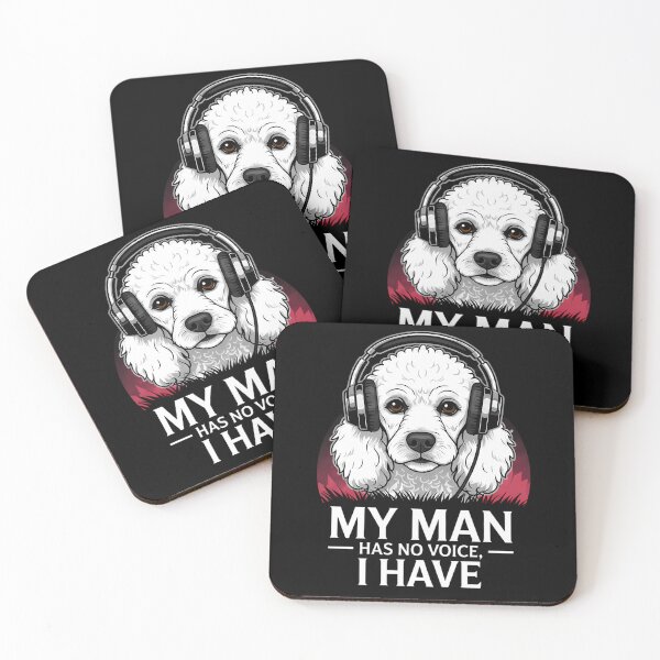 Item preview, My Man Has No Voice, I Have – Poodle Music Design designed and sold by Art-Arcade6.