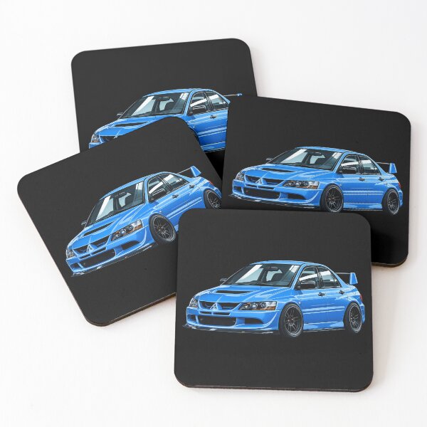Item preview, ELECTRIC BLUE EVO 8 ILLUSTRATION designed and sold by TheMitsuGuy.