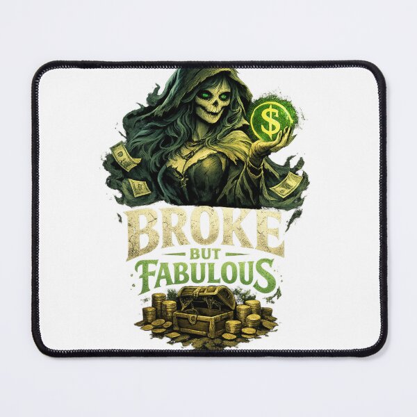 Item preview, Broke But Fabulous – Funny Money Aesthetic Design designed and sold by ART OF THE INFINITE.