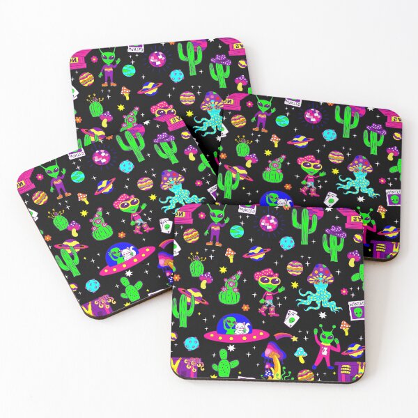 Item preview, outer space disco alien ufo cosmic saloon designed and sold by Gossip Rag.