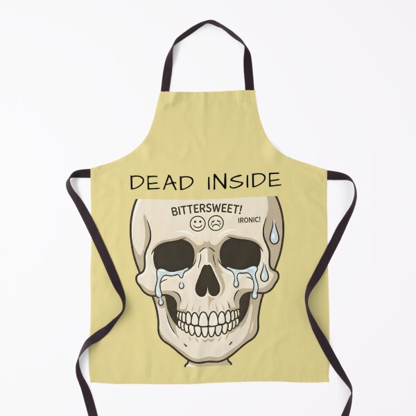Item preview, Dead Inside Skeleton Crying Skull T-Shirt | Bittersweet Ironic Sad Aesthetic Graphic Tee | Dark Humor Skeleton Design designed and sold by Raw Tigers.