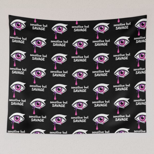 Item preview, Sensitive But Savage Neurodivergent Eye designed and sold by PixelQ.
