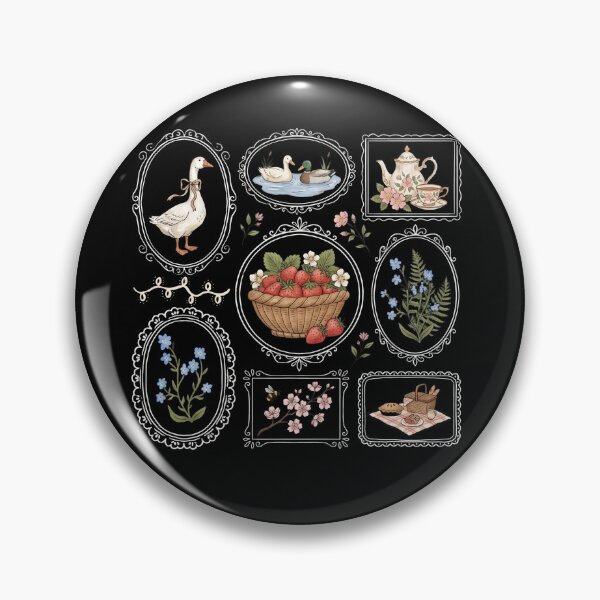 Item preview, Coquette Goose Cottagecore Floral Gardening Farmer Aesthetic Art designed and sold by VGAfanatic.