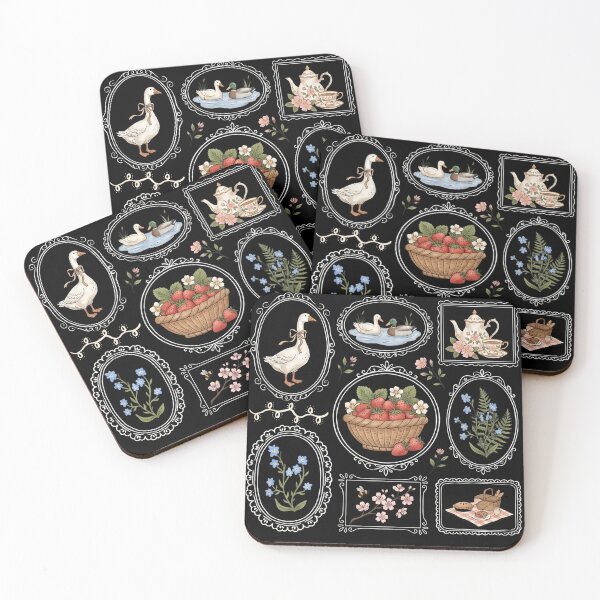 Item preview, Coquette Goose Cottagecore Floral Gardening Farmer Aesthetic Art designed and sold by VGAfanatic.