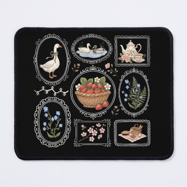 Item preview, Coquette Goose Cottagecore Floral Gardening Farmer Aesthetic Art designed and sold by VGAfanatic.