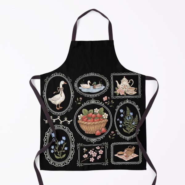 Item preview, Coquette Goose Cottagecore Floral Gardening Farmer Aesthetic Art designed and sold by VGAfanatic.