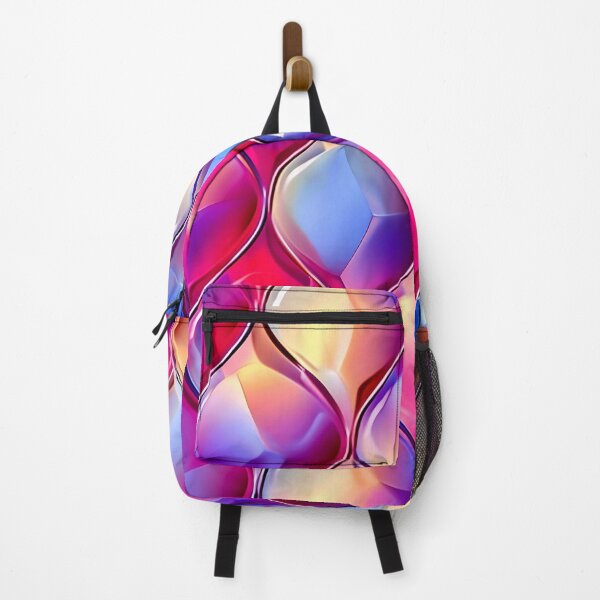 Item preview, Vibrant Iridescent 3d Jewel Pattern designed and sold by SideKickCreates.