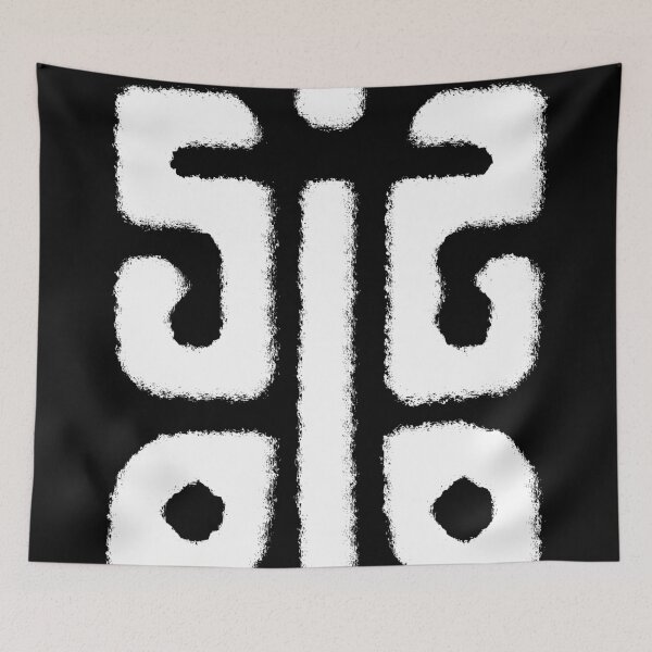 Item preview, Asian grungy native ornament symbol 127sm designed and sold by 127sm.