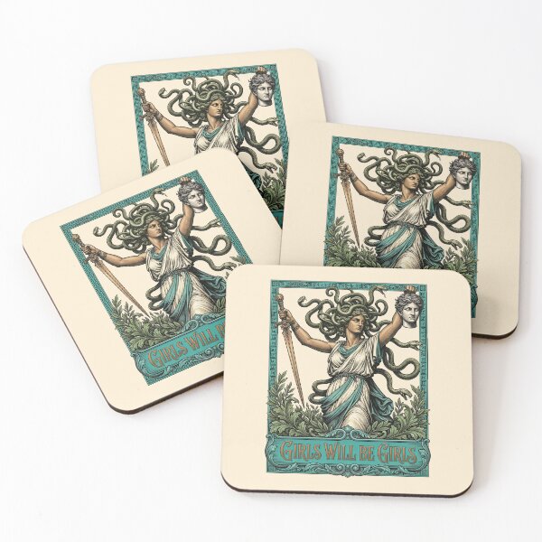Item preview, Girls Will Be Girls Medusa Greek Mythology designed and sold by TeeARTHY.