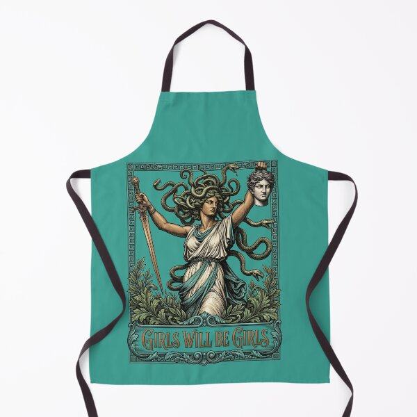 Item preview, Girls Will Be Girls Medusa Greek Mythology designed and sold by TeeARTHY.