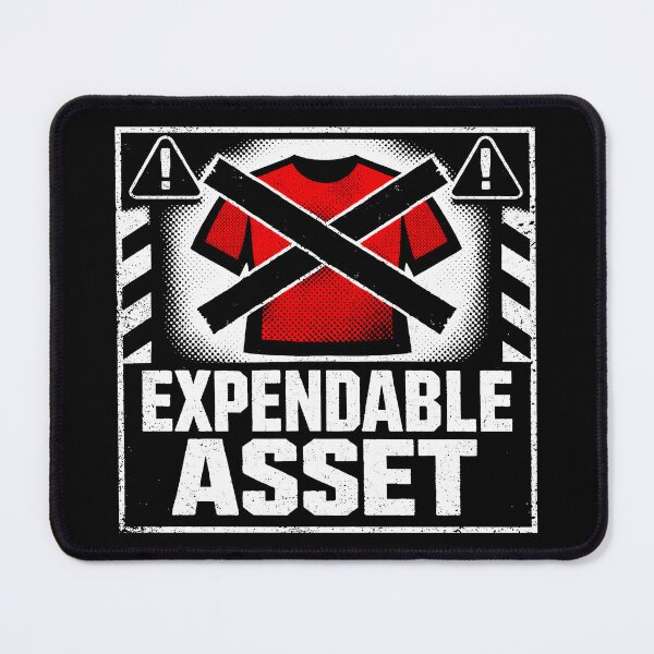 Item preview, Expendable Asset Brutalist Hazard Graphic designed and sold by agearb.