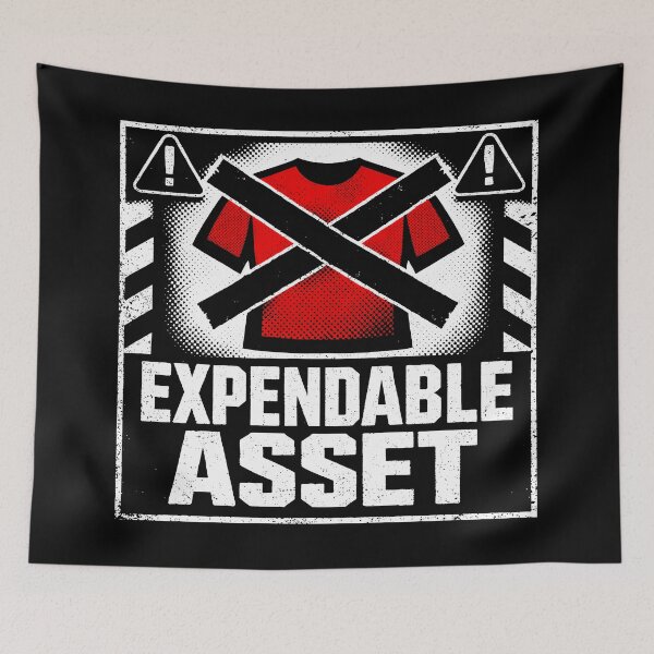 Item preview, Expendable Asset Brutalist Hazard Graphic designed and sold by agearb.